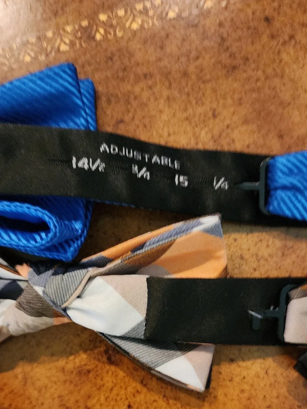 7pc Men's Pre-Tied Bow Tie Lot Chaps Apt. 9 Spring Notion Black Blue Formal
